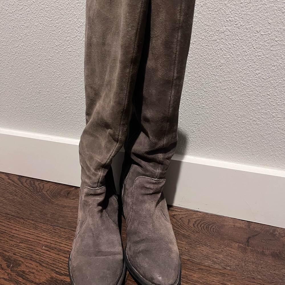 Born Women's Over the Knee Taupe Boots